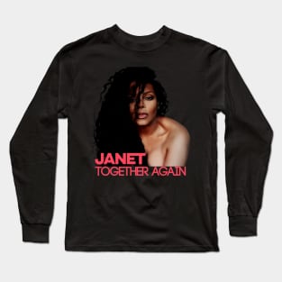 Janet Jackson Vintage Together Again Long Sleeve T-Shirt